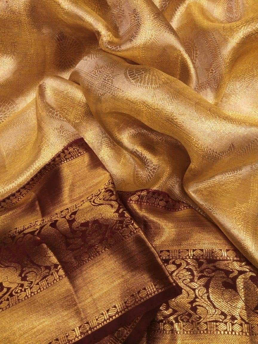 Mayurakkhi collection preview — gold thread study